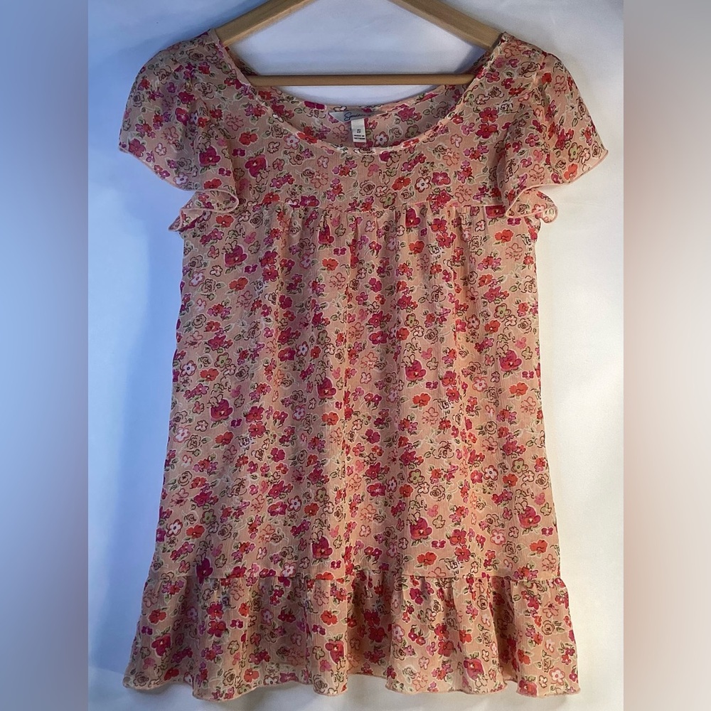 floral pink boho top Speekless